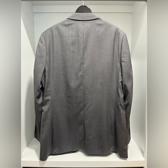 J. Crew Ludlow Slim-fit Suit Jacket Double Vent Loro Piana Wool Charcoal 44L NEW - Picture 7 of 17